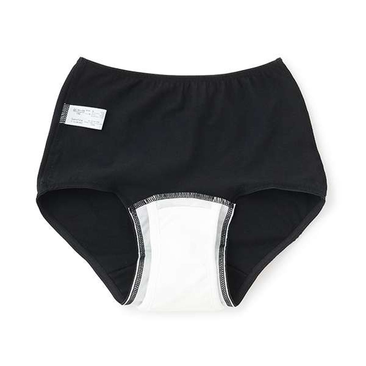 Sanitary Shorts (Napkin Shorts),Black, large image number 4