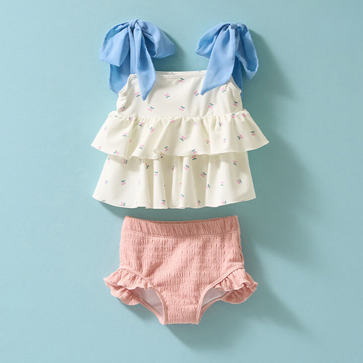 [SWIM] [UV Processing] Pattern Assorted Tiered Separates,Black, medium image number 11