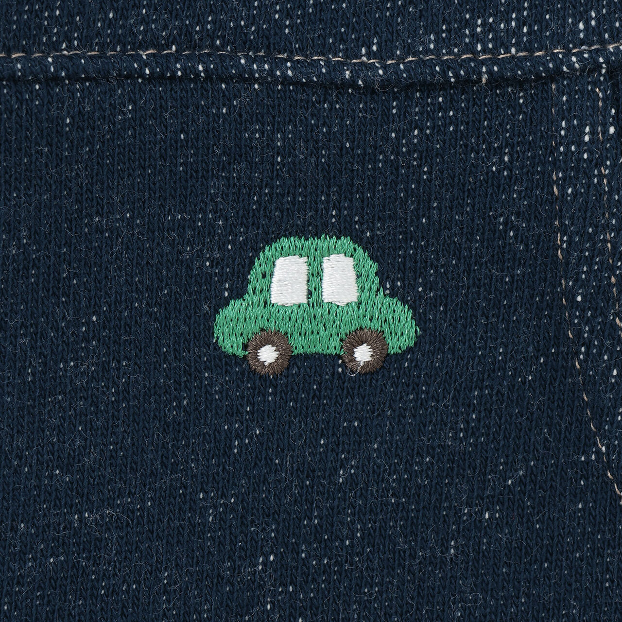 All-Over Embroidered Collared Coverall,Smoke white, large image number 12