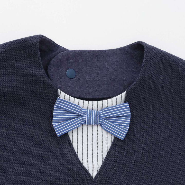 Vest-Style Bib Set,Beige, medium image number 3