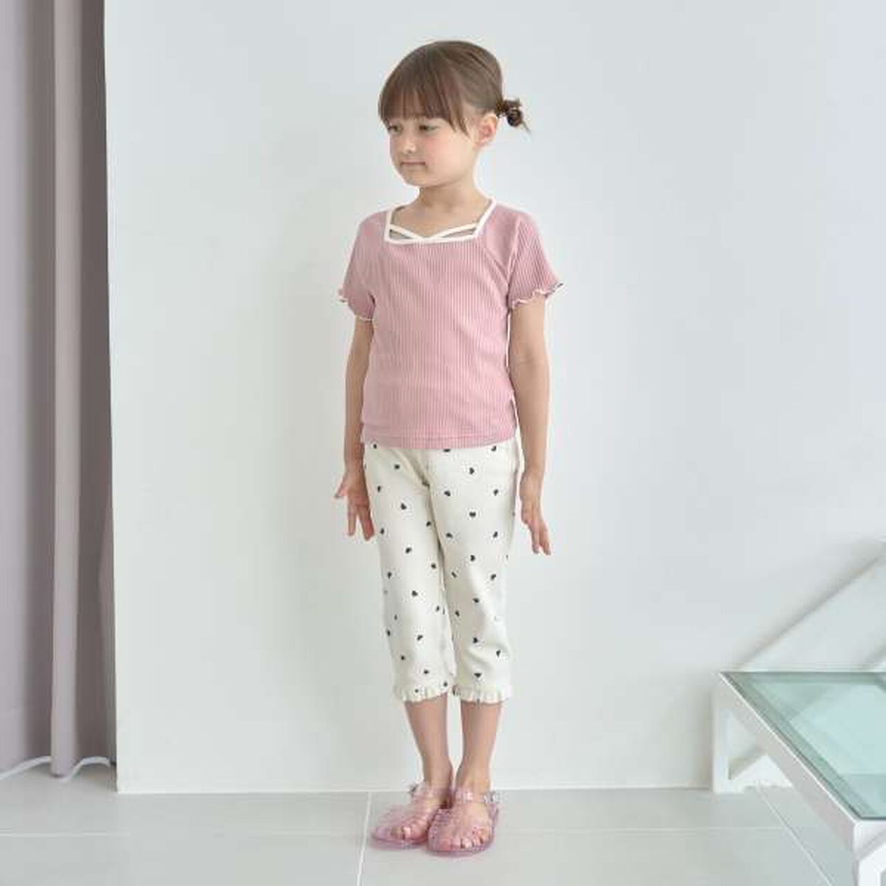 Telecom Mini Mini Design Neck T-Shirt,Pink, large image number 14