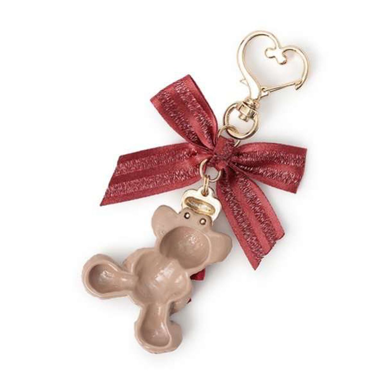 Bear Chocolate Key Charm,Light beige, large image number 1