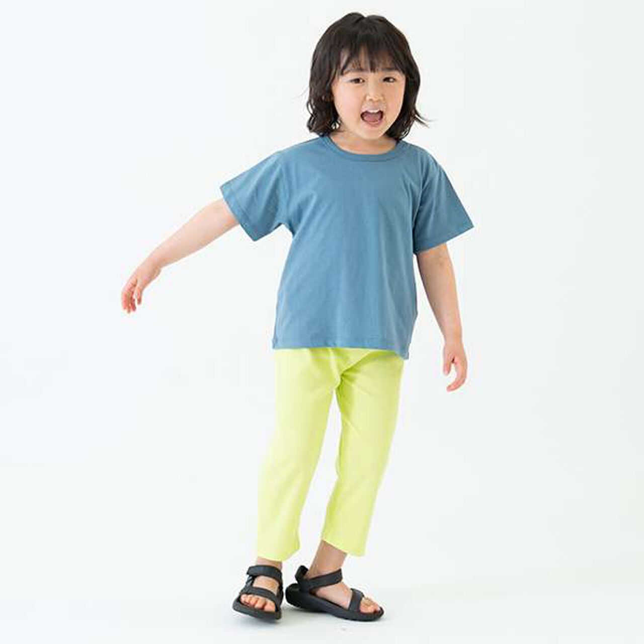 [365D.] Anti-Stain Solid Ribbed 7/8 Leggings,Top gray, large image number 3