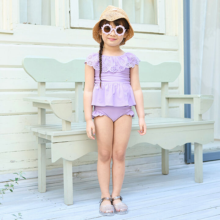 [SWIM] [UV Processing] Round Lace One-Tone Separate,Moderate pink, medium image number 3