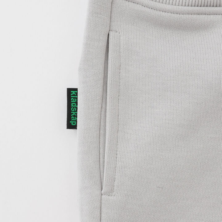 [Popular Item Restocked] [Not Available at Physical Stores] Dinosaur Embroidered Ribbed Hem Cargo Pants,Light gray, medium image number 4