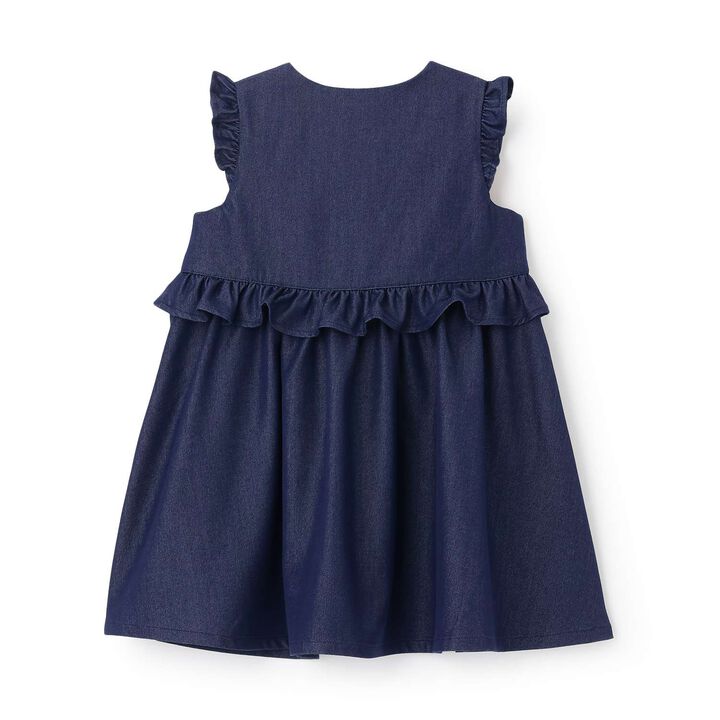 Wild Strawberry Embroidery Jumper Skirt,Navy, medium image number 1