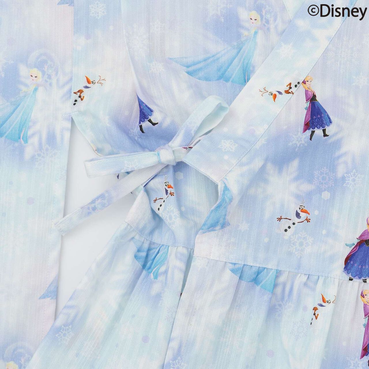 Frozen Yukata Dress [Cool Touch & Quick-Dry Absorbent],Sax blue, large image number 10