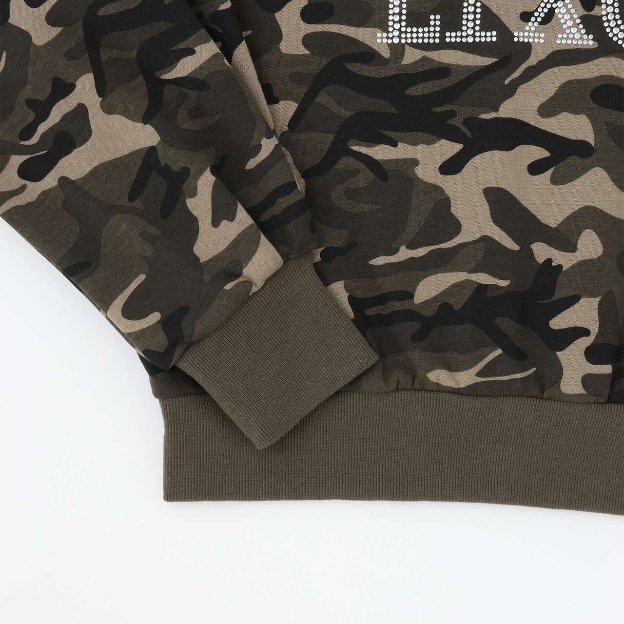 [LTXC] Shaggy Lined Black Cropped Parka,Off white, large image number 16