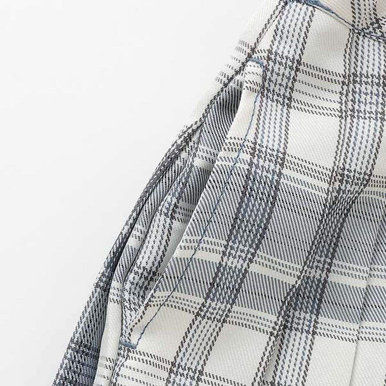 Check Pleats Culottes,Black, large image number 13