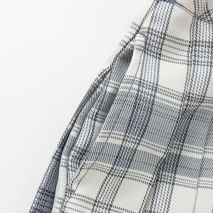 Check Pleats Culottes,Black, medium image number 13