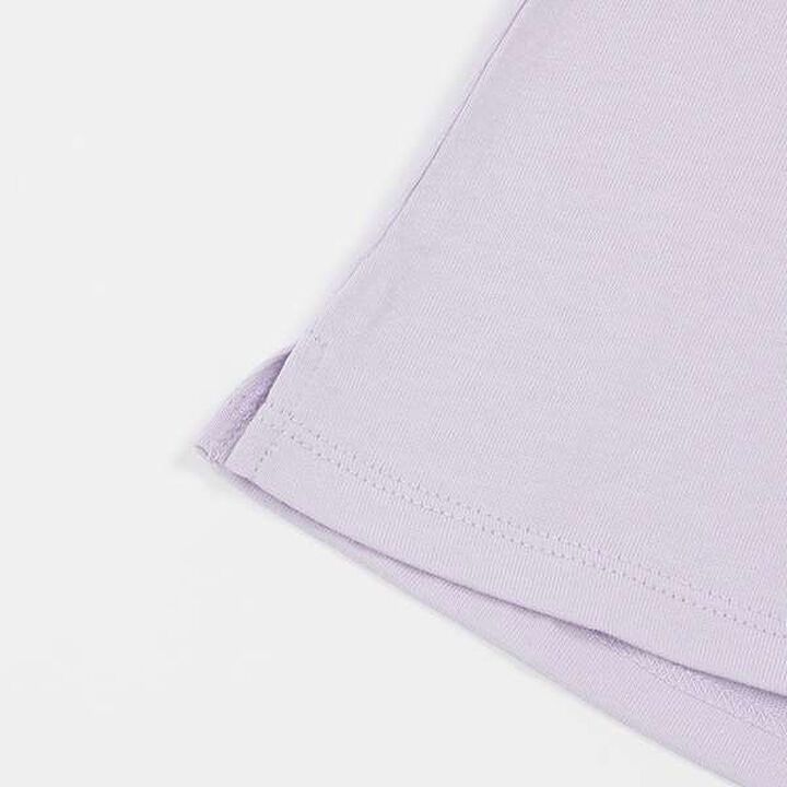 [Link] Quick-Dry Embroidery Half T-Shirt (Kids),Cream, medium image number 8