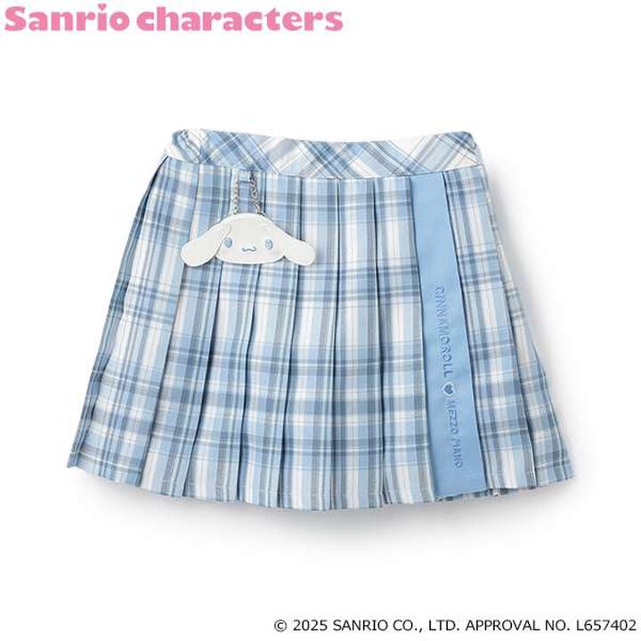 [My Melody & Cinnamoroll] Pleated Skirt-Pants with Pouch,Pink, medium image number 18