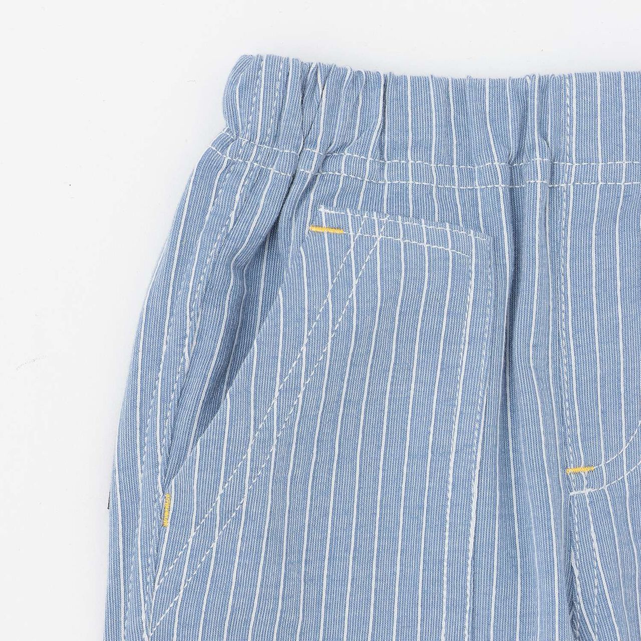 Train Stripe 6/10 Length Pants,Sax blue, large image number 4