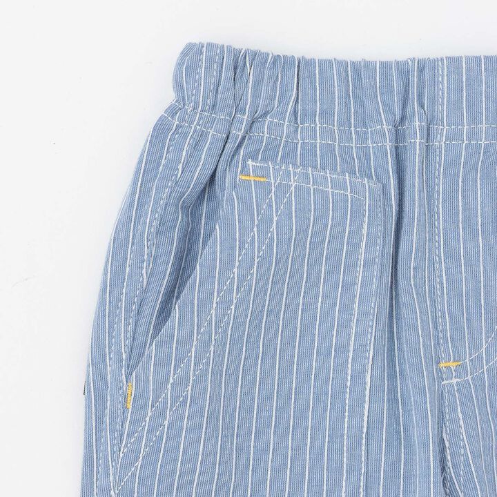 Train Stripe 6/10 Length Pants,Sax blue, medium image number 4