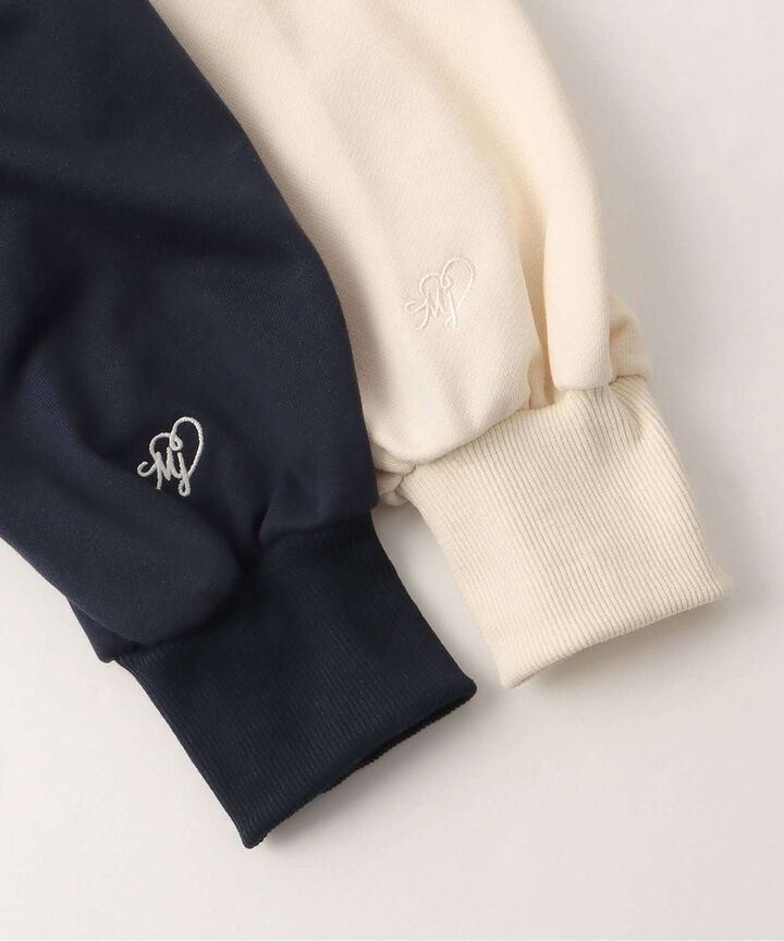 One-Shoulder Logo Sweatshirt,Navy, medium image number 10