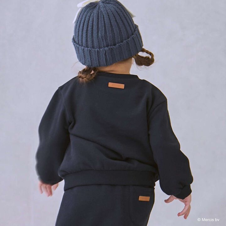 [Miffy] Motif Sweatshirt,Black, medium image number 5