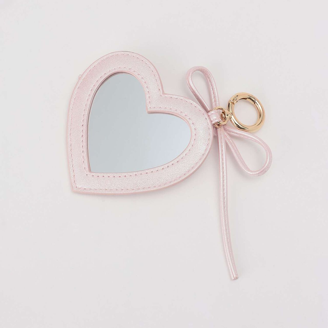 Heart Mirror 2 WAY Shoulder Bag,Light pink, large image number 9