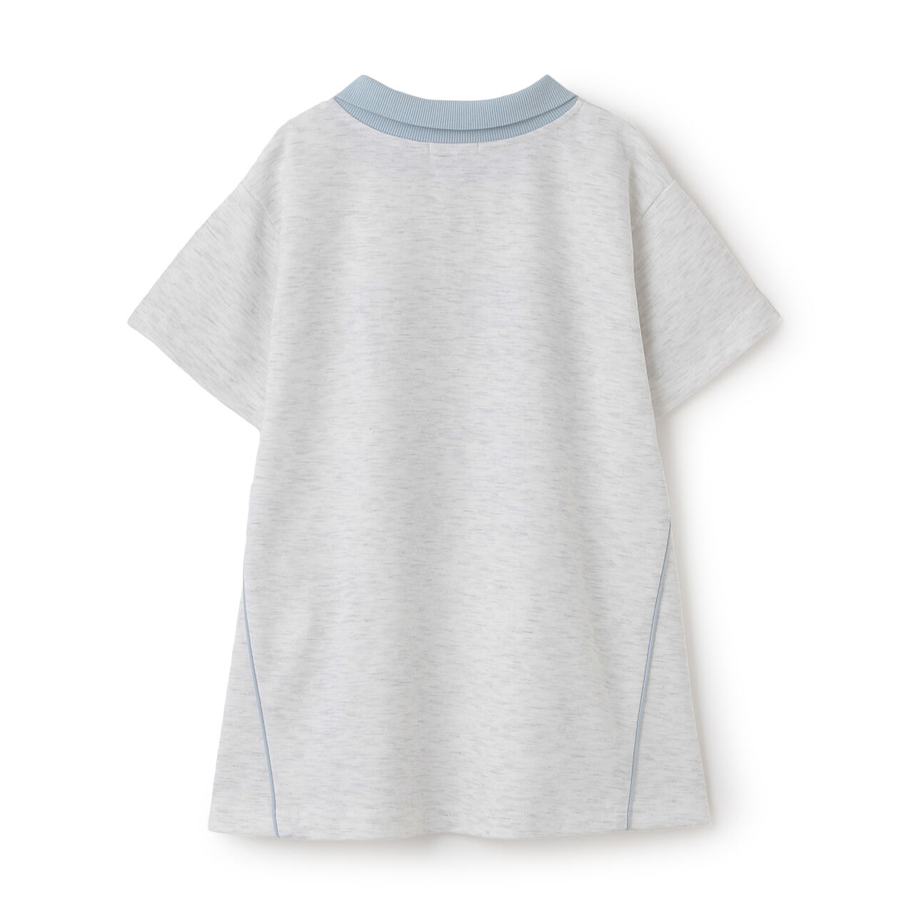 Numbered Half-Zip Ponte One-Piece Dress,Black, large image number 1