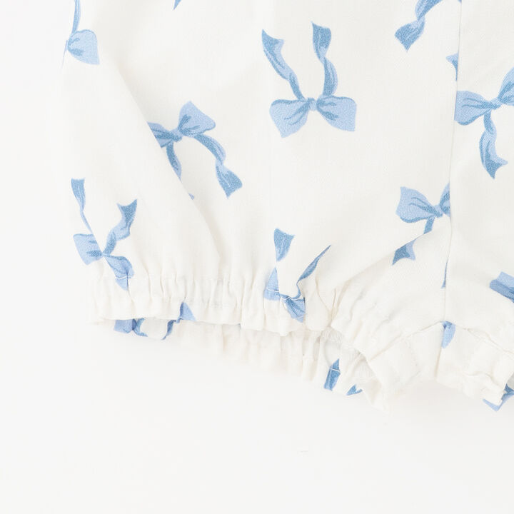 Link Ribbon All-Over Pattern Outfit Set,Blue, medium image number 10