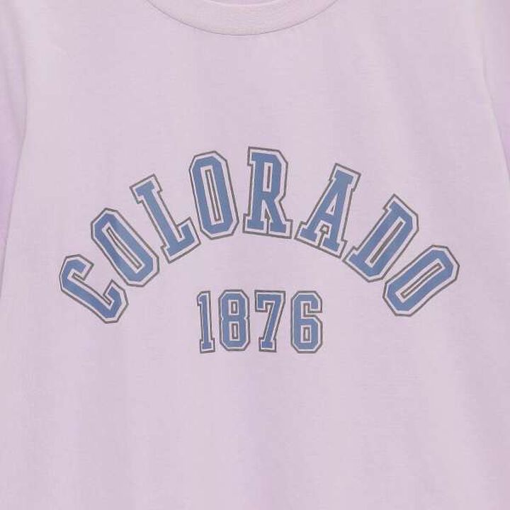 Loose Fit College T-Shirt,Smoke white, medium image number 7