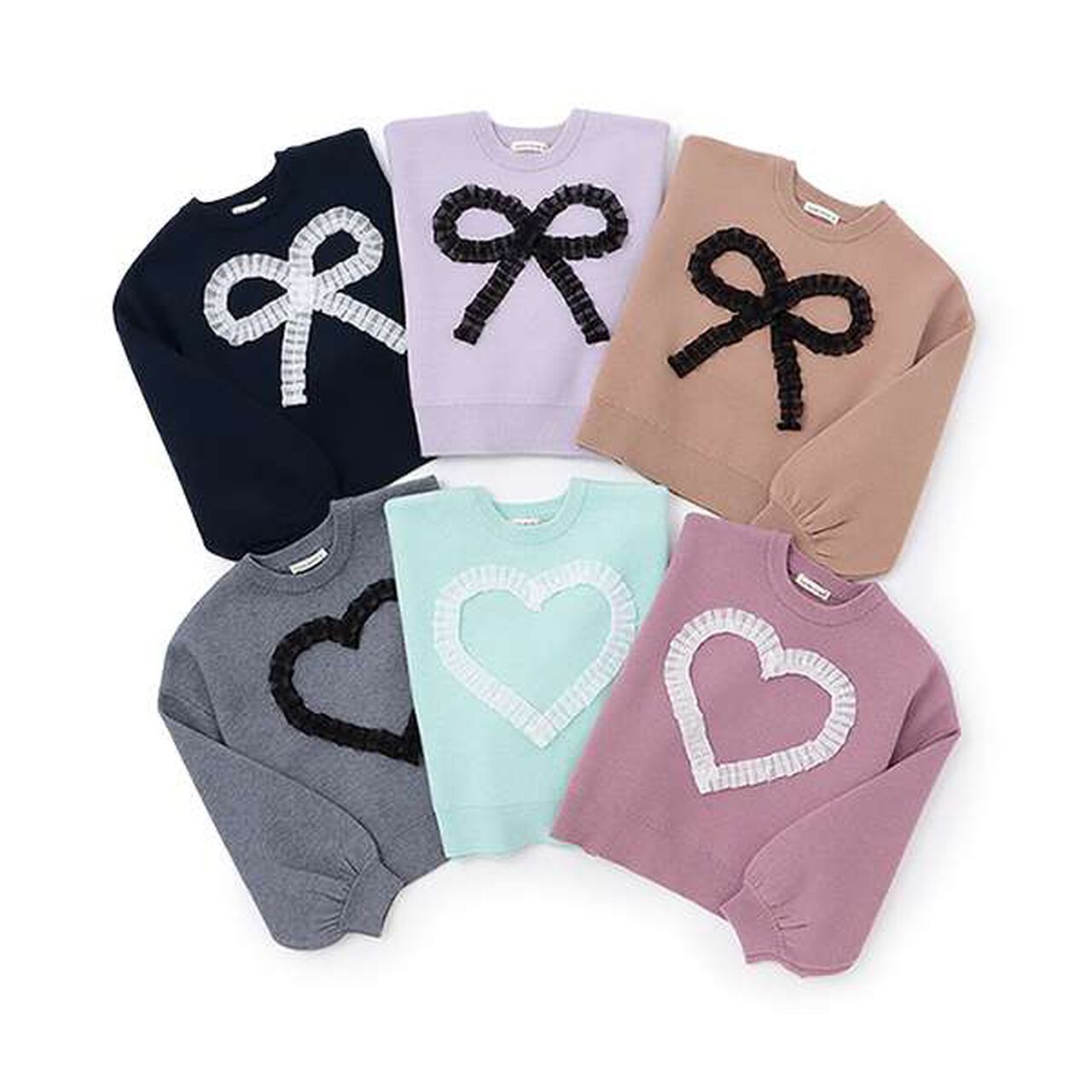 Marshmallow Comfort Machine Washable Heart & Ribbon Assortment Sweater,Emerald green, large image number 14