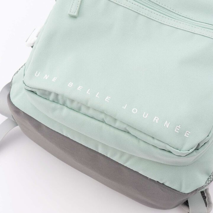 23L Water-Repellent Round Pouch School Backpack,Light blue, medium image number 5