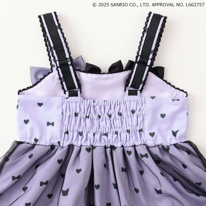 My Melody / Kuromi Ribbed T-Shirt & One-Piece Dress Set,Pink, medium image number 11