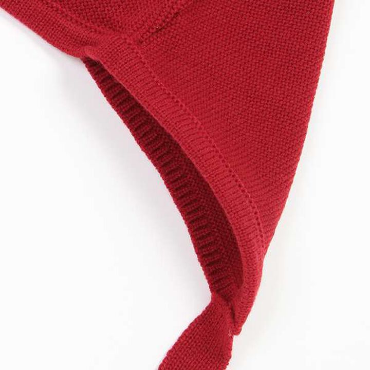 Bonnet-Style Knit Hat,Ivory, medium image number 5