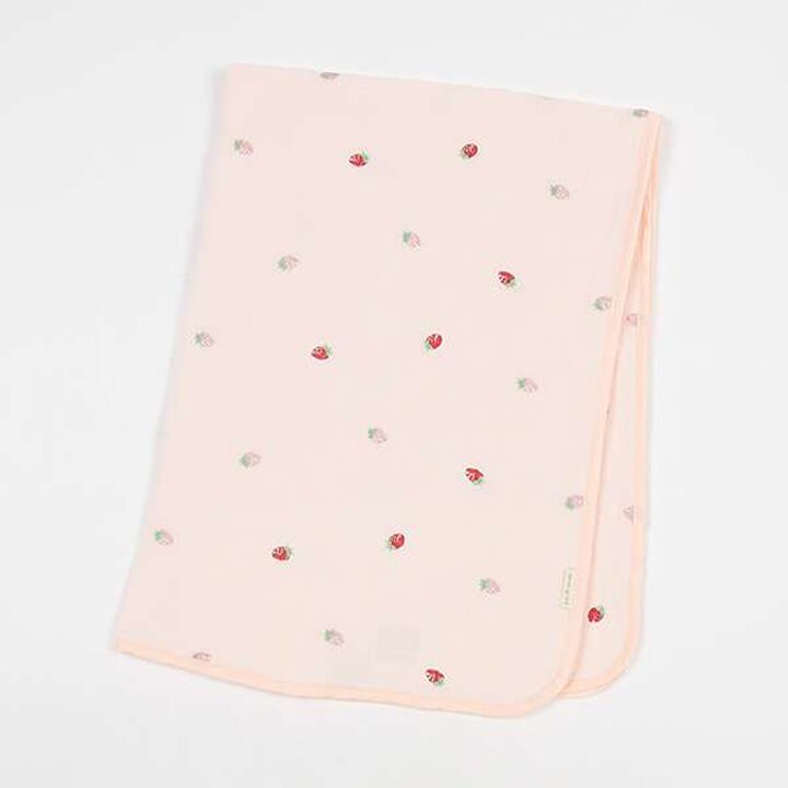 Quadruple Gauze Blanket,Light pink, medium image number 0