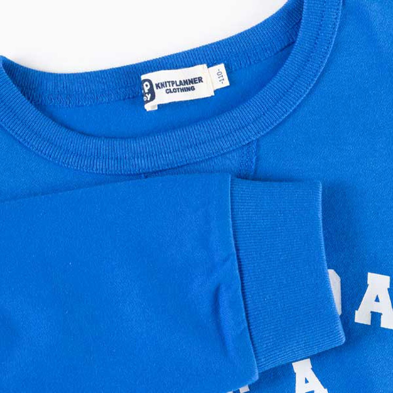 Logo Print Sweatshirt Style Long-Sleeve T-Shirt (100-130),Beige, large image number 10