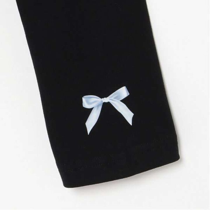 [GOOD PRICE] Bonjour Chaton Long-Sleeve T-Shirt,Black, medium image number 16