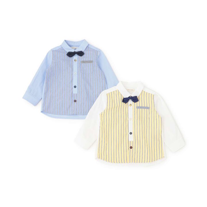 Shirt with Bow Tie,Off white, medium image number 9
