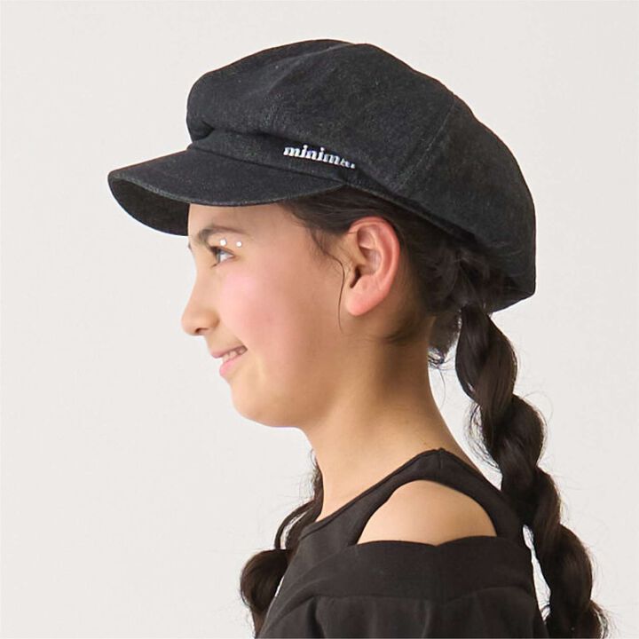[UV Protection] Denim Casquette,Black, medium image number 1