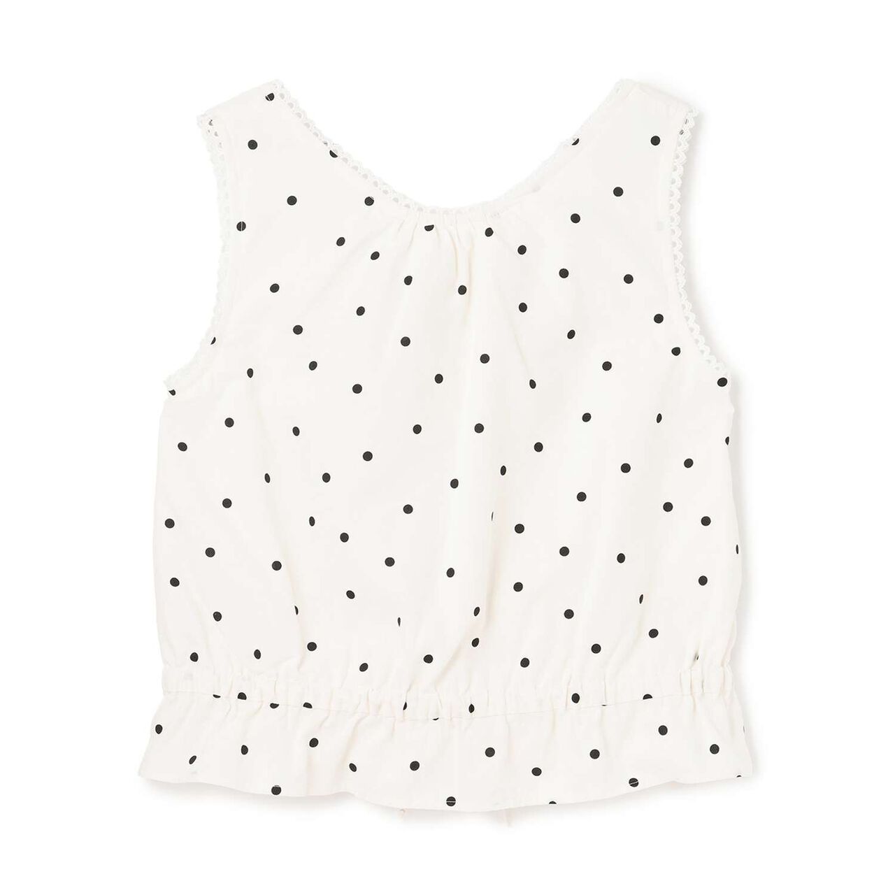 [Parent-Child Matching] Cotton Lace Top,Ivory, large image number 1