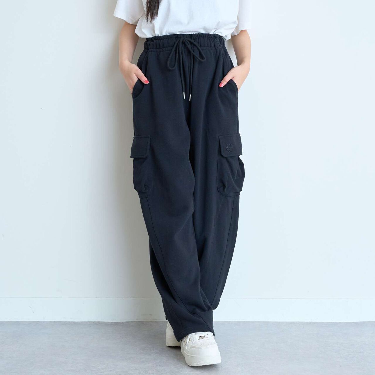 [LTXC - 100% Cotton] Cargo Curve Sweatpants,Top gray, large image number 5