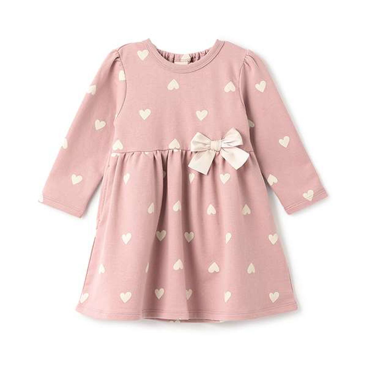 [GOOD PRICE] Fleece One-Piece Dress,Navy, large image number 12