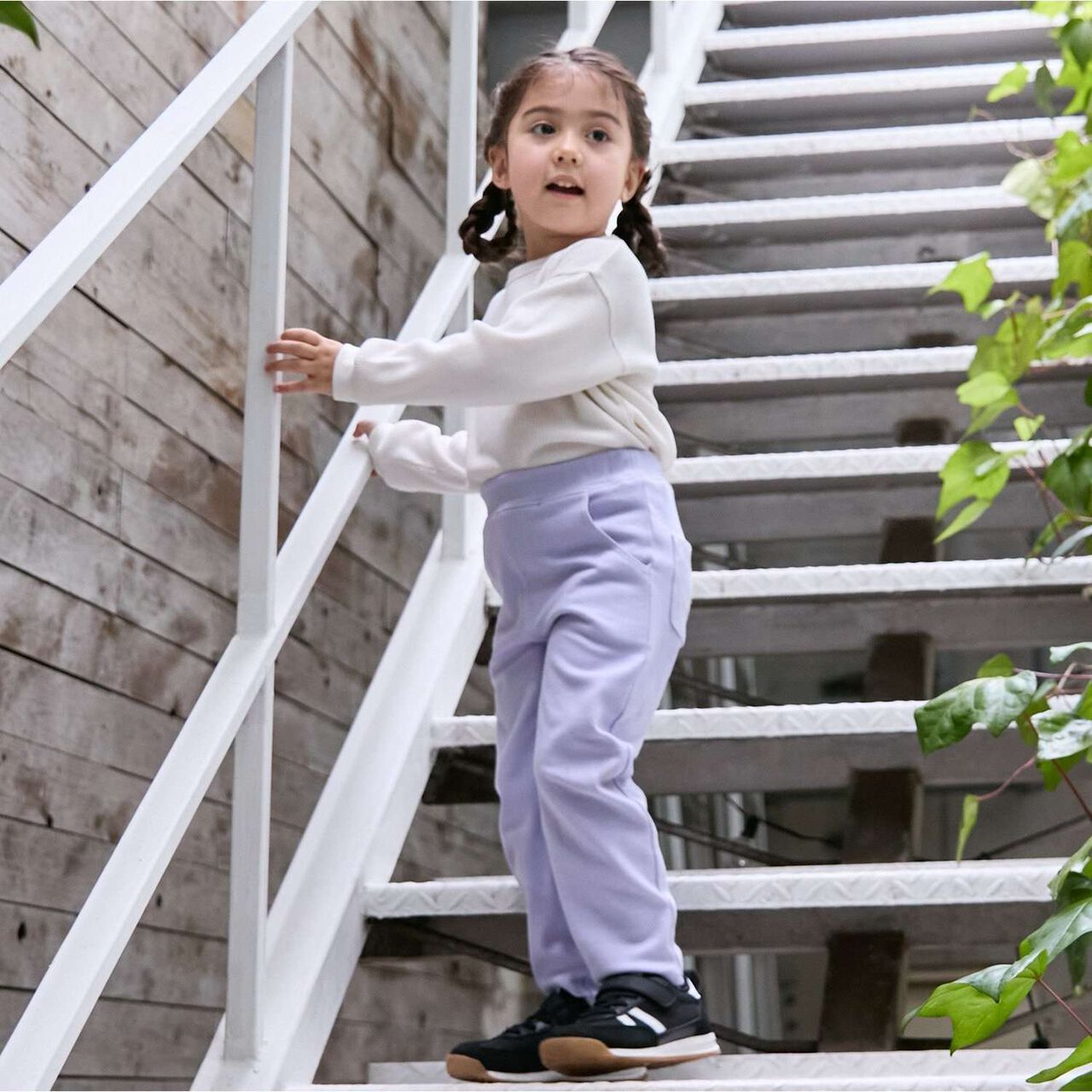 [Lee] Relaxed Cut Leggings,Lavender, large image number 0