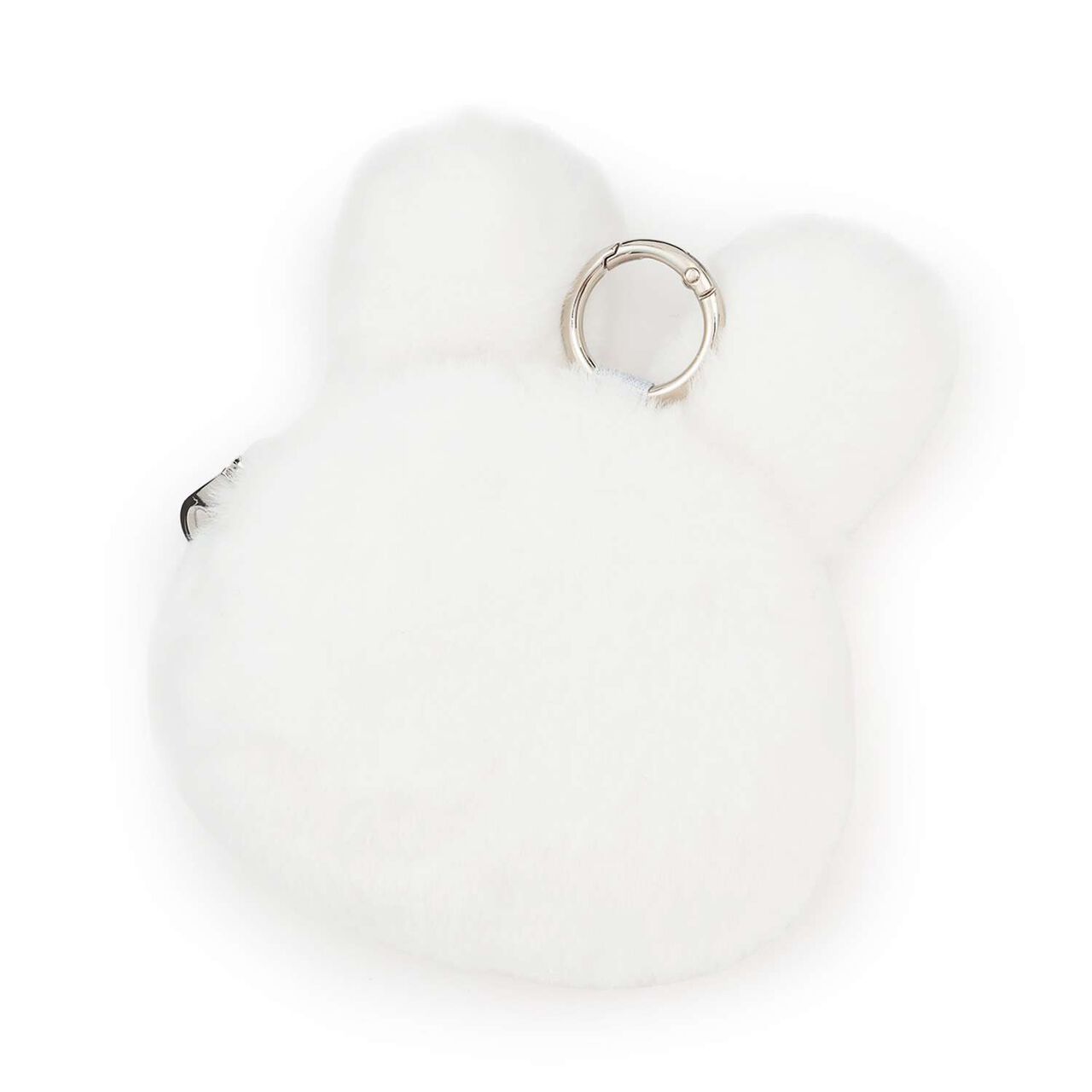 White Berry-chan Fluffy Sparkle Pouch,Pink, large image number 1