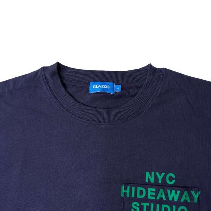 Pocket Logo Print Long-Sleeve T-Shirt,Light gray, medium image number 1