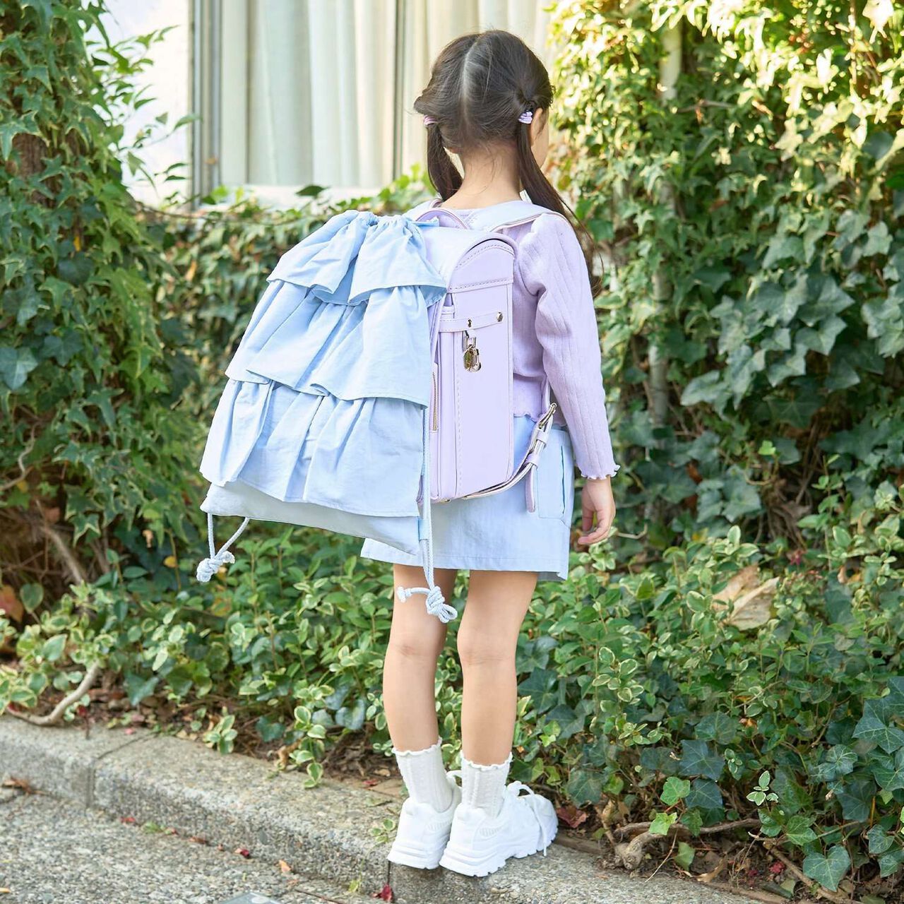 [School-Ready] Water-Repellent, Anti-Stain, Durable, UV Frill Easy Nap,Navy, large image number 22