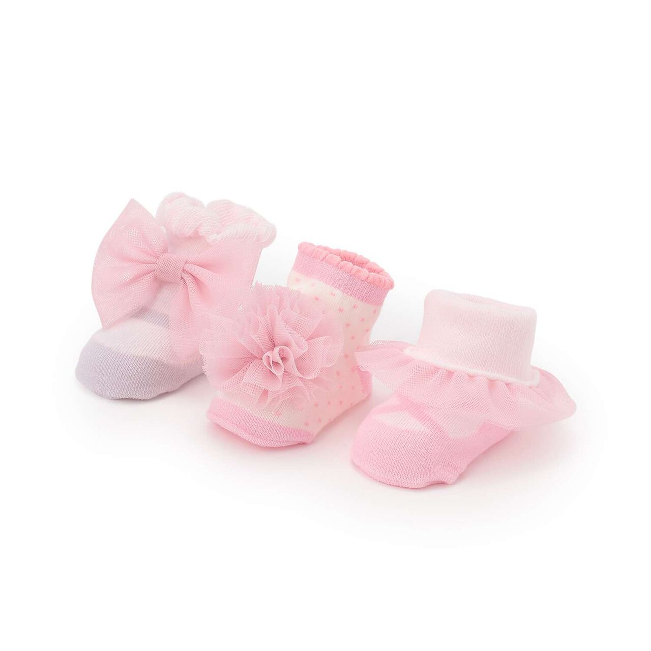 3-Pair Socks Set,Light pink, large image number 0