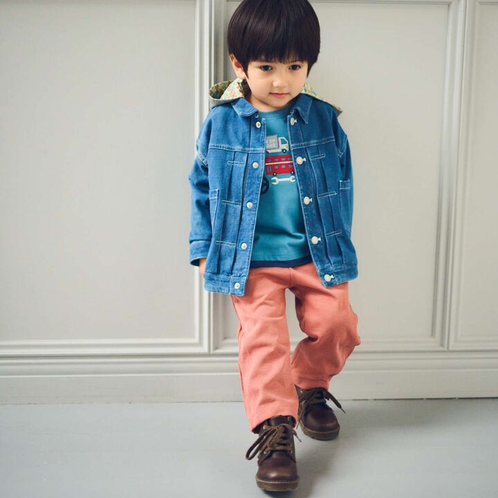 Double-Face Relaxed Pants,Gray, medium image number 1