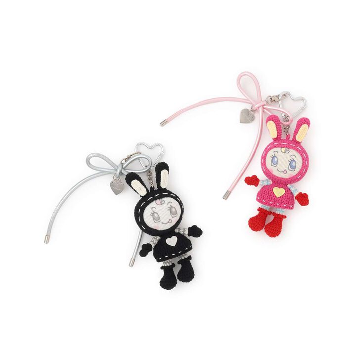 Reissue ART♪ Amigurumi Berie-chan Charm,Black, medium image number 5