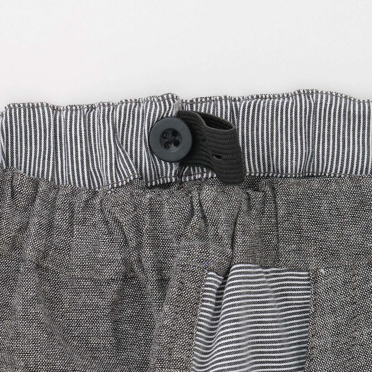 [Kobito Zukan] 5-Minute Length Pants,Charcoal gray, large image number 4