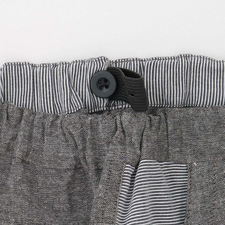 [Kobito Zukan] 5-Minute Length Pants,Charcoal gray, medium image number 4