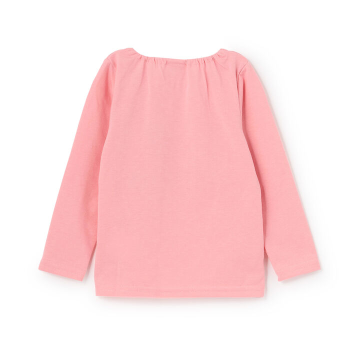 990T Long-Sleeve Strawberry Ribbon,Off white, medium image number 1