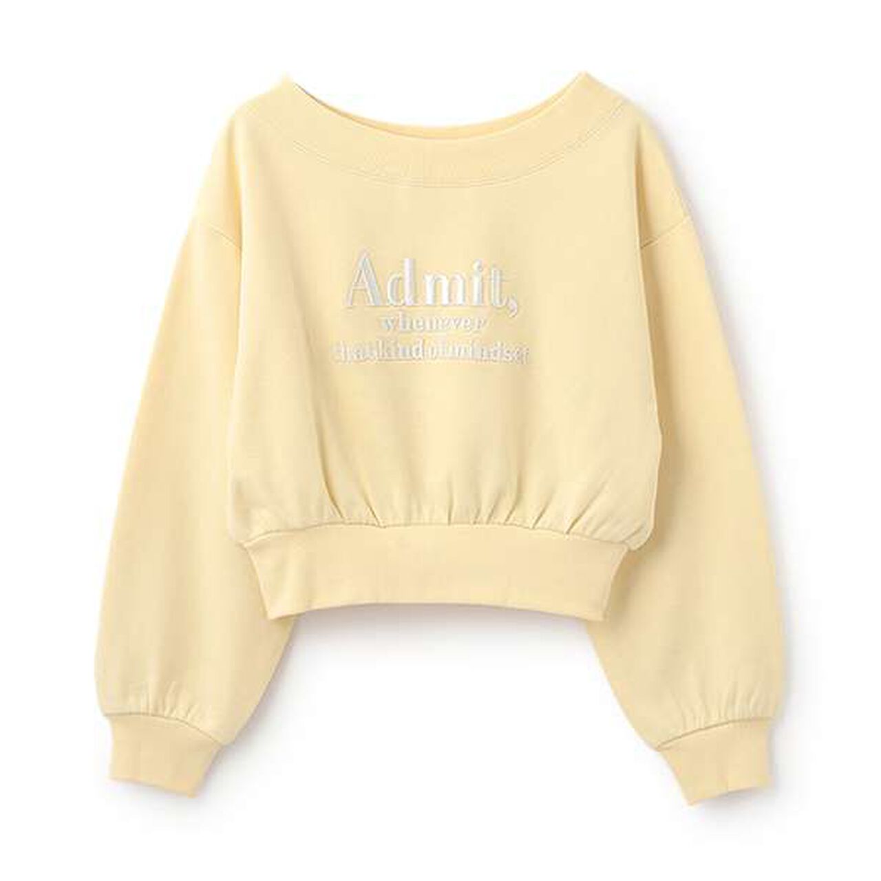 Off-Shoulder Pullover,Off white, large image number 11