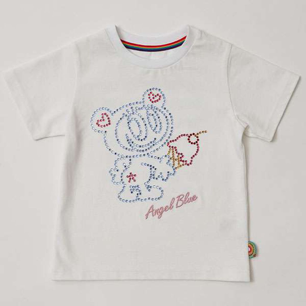 Mr. Nakamura Sparkling Stone T-Shirt [100 cm],White, large image number 4