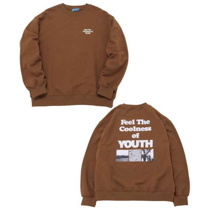 Quick-Dry & Pilling-Resistant Affordable Back Photo Print Sweatshirt,Milky white, medium image number 10