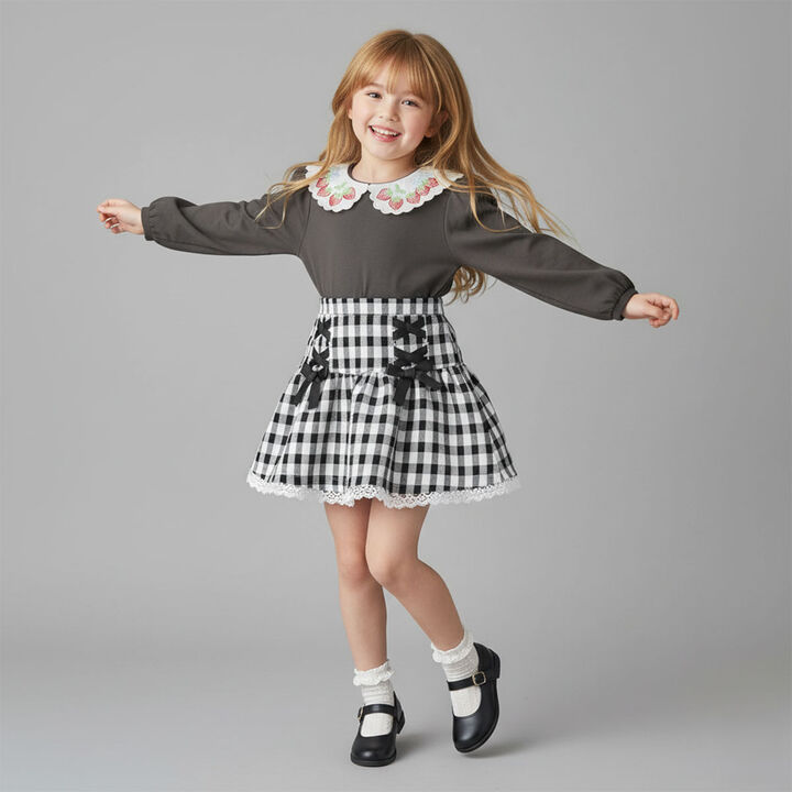 Laced Ribbon Skirt,Pink, medium image number 10